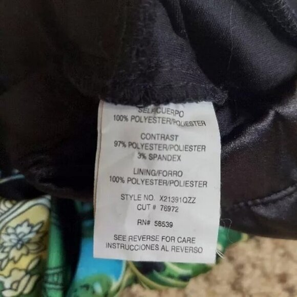 Speechless Mini Strapless Cocktail Dress 5 Womens Black Green Yellow Blue Ruffle - Picture 5 of 15